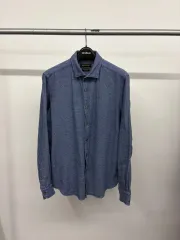 (103-105) メンズ Massi Modutti マッシモ ドゥッティ コットン ロングスリーブ シャツのサムネイル