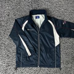 ヴィンテージ】Gamakatsu ウインドブレーカー ネイビー XL【古着