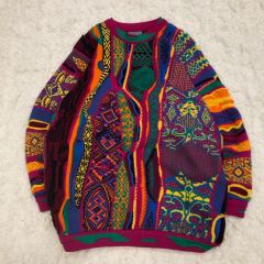 希少 COOGI 3Dニット ウール セーター マルチカラー M - メルカリ