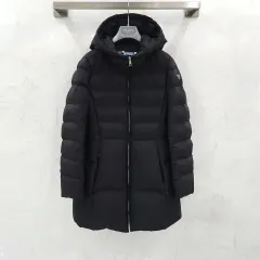 42 / PRADA プラダ 三角ロゴ リナイロン レディース ロング ダウン 29F696のサムネイル