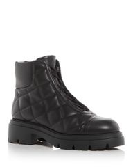 スチュアート ワイツマン レディース シューズ ブーツ・レインブーツ キルティング Stuart Weitzman Womens Hudson Quilted Boots Black ブラック