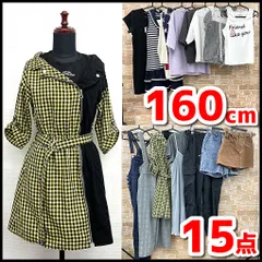 子供服/春夏向き/女の子　まとめ売り15点　160㎝　SISTER JENNI/Pink latte/Love toxic他　ワンピース/トップス/パンツ　通学/普段着/現状品　YMO5-040-08-100