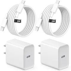 iPhone17 iPhone16 /iPhone15 充電器 Type-C PD-20W 急速充電 [2個セット][PSE認証済み] 2M たいぷしー 急速 ケーブ 【2025新モデル】急速チャージャー ス スマホ充電器 アイフォン 充電ケーブル
