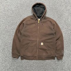 90s carhartt ジップパーカー 裏サーマル - メルカリ