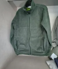 Columbia フリース ジップアップ M オリーブグリーン