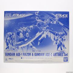 프리미엄 반다이 한정 HG 1/144 건담 AGE-1 레이저 & 건담 AGE-2 얼티메스 세트 (2 체 세트) 기동 전사 건담 AGE (에이지) 프라 모델 반다이 스피릿