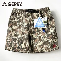 新品 GERRY 水陸両用 ナイロン ショートパンツ メンズ 短い 速乾 バギーズショーツ クライミングショートパンツ ハーフパンツ アウトドア ショーツ リーフ カモフラ ベージュ 草 葉っぱ 迷彩 迷彩柄 M L LL XL リーフカモ 078600