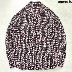 agnes b. HOMME ドレスシャツ ワイシャツ 総柄 ロングスリーブ 長袖 マルチカラー アニエスベーオムのサムネイル