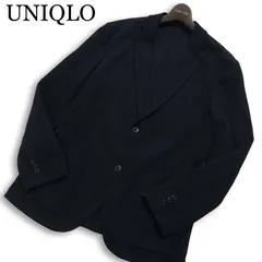 UNIQLO ユニクロ 通年★ 【コンフォート ジャケット】 SLIM FIT テーラード ジャケット Sz.L メンズ 紺 ネイビー
