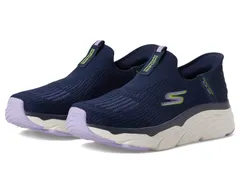 スケッチャーズ レディース シューズ スニーカー SKECHERS Max Cushioning Elite Smooth Transition Hands Free SlipIns NavyLavender ネイビー