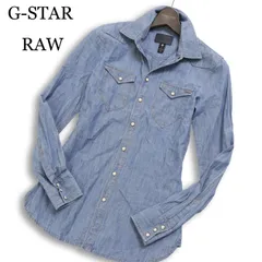 G-STAR RAW ジースター ロウ 通年★ 【RE TACOMA STRAIGHT SHIRT WMN】 長袖 デニム ウエスタン シャツ Sz.XS レディースのサムネイル