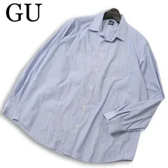 25SS★ GU × UNDERCOVER ジーユー アンダーカバー 長袖 ブロード ストライプ オーバーサイズ シャツ 大きい Sz.XL メンズ