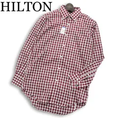 新品 未使用★ HILTON × RING JACKET ヒルトン × リングヂャケット 通年 長袖 チェック ボタンダウン シャツ Sz.M メンズ