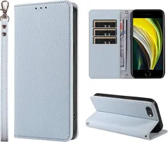 iphone se用 ケース 手帳型 第2世代 第3世代 iphone se2 se3用 スマホケース カード収納 いphone8/7/6S/6用 カバー 手帳型 上質レザー 横置きスタンド機能 折りたたみ アイフォン8用 携帯ケース 財布型 スタンド付き