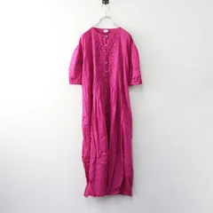 【値下げ】ツハルバイサマンサモスモス TSUHARU by Samansa Mos2 SM2 ハンドスモッキング配色ワンピース F/ピンク ドレス【2400014435108】のサムネイル