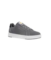 カーハート メンズ シューズ スニーカー レザー Carhartt Detroit Nano Toe Leather Sneaker Medium Grey グレーのサムネイル