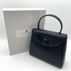 GIVENCHY ターンロック ハンドバッグ レザー ブラック - メルカリ