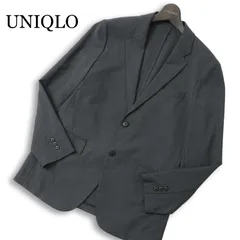 UNIQLO ユニクロ 通年 感動ジャケット★ SLIM FIT ウールライク テーラード ジャケット Sz.M メンズ 灰 グレー