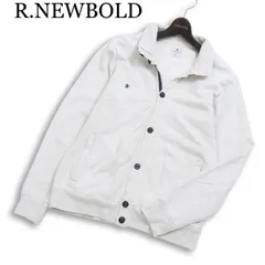 R.NEWBOLD ポールスミス 通年★ ロゴ刺繍 スタンドカラー スウェット カーディガン 羽織り Sz.M メンズのサムネイル