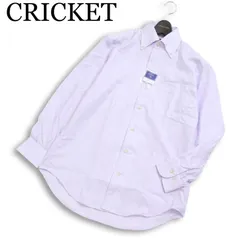 【新品 未使用】 CRICKET クリケット 通年★ 長袖 ボタンダウン シャツ Sz.38 メンズ ビジネス ビジカジ