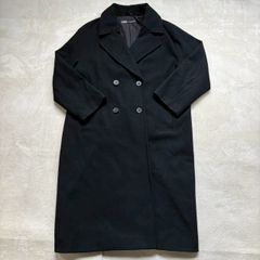 HAMILTON LAMBSWOOL ネイビー チェスターコート - メルカリ