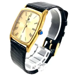UNIVERSAL GENEVE ユニバーサルジュネーブ 542114 SS/手巻き レクタンギュラー ゴールド文字盤 メンズ腕時計【QG-5】のサムネイル