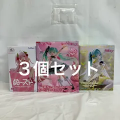 未開封 初音ミク ぬーどるストッパー 桜ミク2025ウィンク カナリア AMP Birthday2025 party ver FuRyu フィギュア 3個セット LF4G02 f107