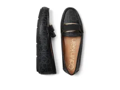 カルバンクライン レディース シューズ スリッポン・ローファー Calvin Klein Leonie Black Logo ブラックのサムネイル