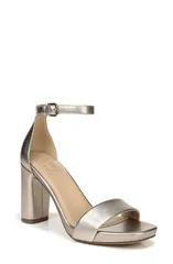 ナチュライザー レディース シューズ ヒール サンダル アンクル Naturalizer Joy Ankle Strap Sandalight Bronze Leather