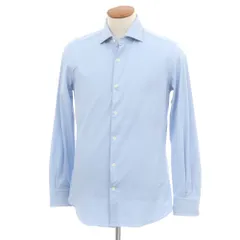 【新品アウトレット】グランシャツ Glanshirt ストレッチナイロン カジュアルシャツ ライトブルー【サイズ39】【メンズ】