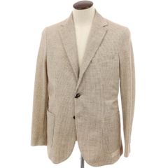 BARBA×LoroPiana❤︎シルク×ウール❤︎ジャケット❤︎グレージュ❤︎48 