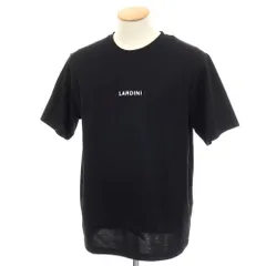 【新品】ラルディーニ LARDINI コットン クルーネック 半袖Ｔシャツ ブラック【サイズS】【メンズ】のサムネイル