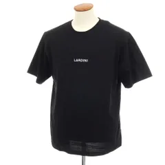 【新品】ラルディーニ LARDINI コットン クルーネック 半袖Ｔシャツ ブラック【サイズM】【メンズ】のサムネイル