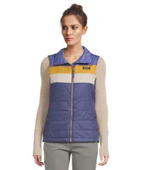 エルエルビーン レディース アウター コート ベスト LLBean Mountain Classic Puffer Vest ColorBlock Dusty Periwinklのサムネイル