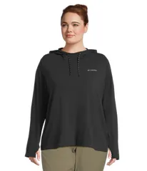コロンビア レディース アウター パーカー・スウェット プラスサイズ Columbia Plusize Sun Trek Hoodie II Black ブラックのサムネイル