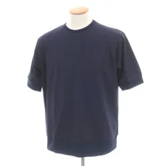 【新品】ジャブス アルキヴィオ giab's ARCHIVIO ストレッチ コットン クルーネック 半袖Ｔシャツ ネイビー【サイズS】【メンズ】のサムネイル