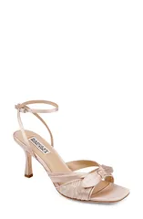 バッドグレイミッシカ レディース シューズ ヒール サンダル アンクル Badgley Mischka Collection Joselyn Ankle Strap Sandalatte Satin