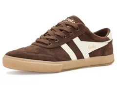 ゴラ レディース シューズ スニーカー スエード Gola Badminton Suede Dark BrownOff ブラウンのサムネイル