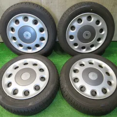 ほぼ未使用！25年★ダイハツ ミラ ココア 純正 スチール 155/65R14 ブリヂストン NEWNO ニューノ 14インチ PCD100/4H★6041702NJノのサムネイル
