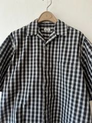 新井和輝着用 General レーヨン オンブレチェックシャツ lemontea