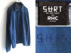 SURT for RHC Ron Herman ロンハーマン別注 サート Indigo Sweat Coach Jacket バックロゴ インディゴスウェット コーチジャケット M 藍色のサムネイル