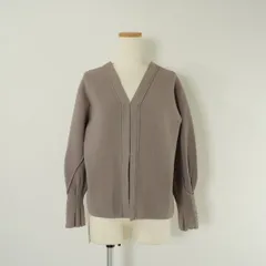 未使用 AMERI アメリ 2WAY TWO TYPE HOOK KNIT ホック ニット カーディガン 長袖 トップス タック袖のサムネイル