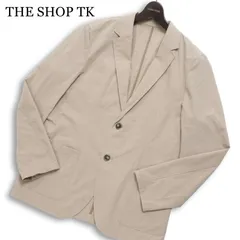 THE SHOP TK タケオキクチ 通年 Primeflex ストレッチ★ アンコン テーラード ジャケット Sz.L メンズのサムネイル