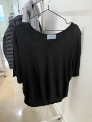 Uネック基本半袖Tシャツ