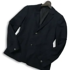 HIDEAWAYS NICOLE ハイダウェイ ニコル 通年 総裏 刻印 銀ボタン★ テーラード ジャケット ブレザー 紺ブレ Sz.44　メンズのサムネイル