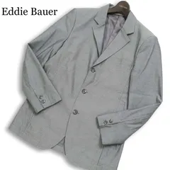 Eddie Bauer エディーバウアー 通年 背抜き COOLMAX★ テーラード ジャケット ブレザー Sz.XS メンズ 灰 グレー アウトドア