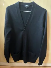 UNIQLO ブラック ニット カーディガン L