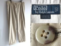POLO by Ralph Lauren サイドアジャスター ダックパンツ 白 - メルカリ