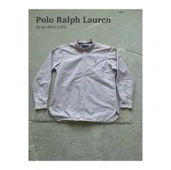 ポロ ラルフローレン ストライプ ボタンダウン シャツ (105)