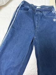 adidas デニムワイドパンツ J3030 - メルカリ